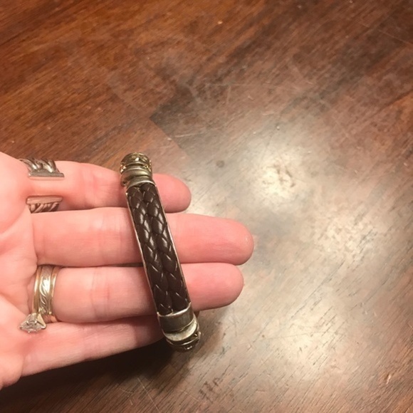 💛Brown and gold bangle bracelet - Picture 3 of 4